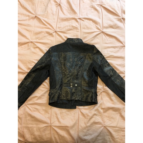 Leather & Denim Jacket - Picture 2 of 2